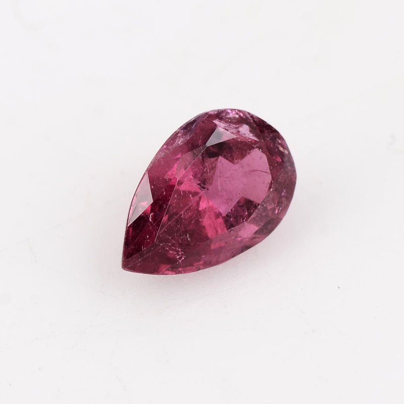 1.08 Carat Pink Color Pear Tourmaline Gemstone