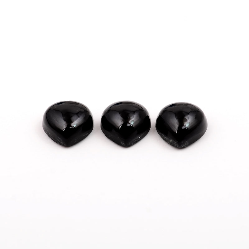 Heart Black Onyx Gemstone 1.55 Carat