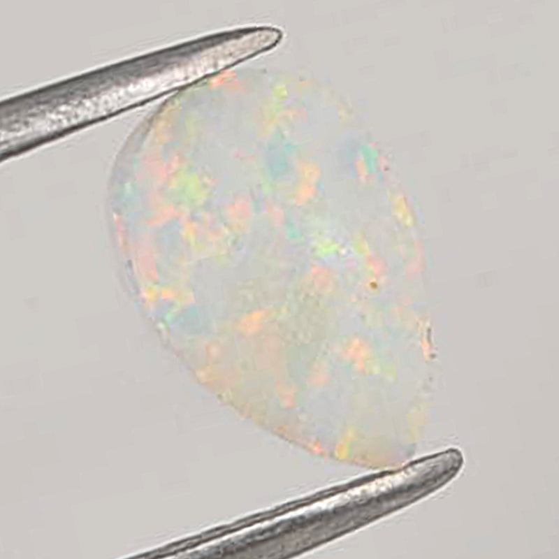 2.02 Carat White Color Pear Opal Gemstone