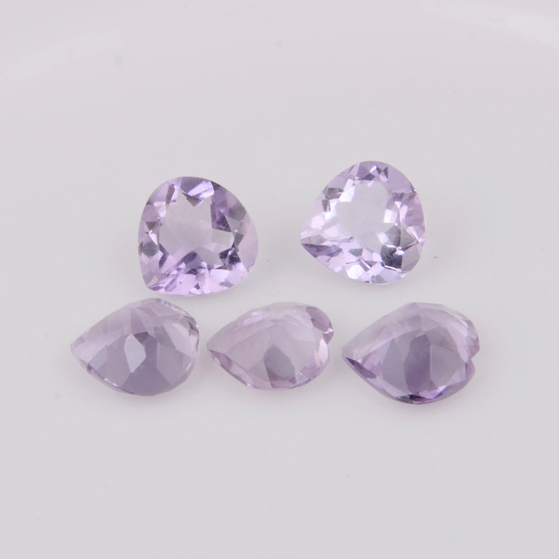 18.4 Carat Heart Purple Amethyst Gemstone