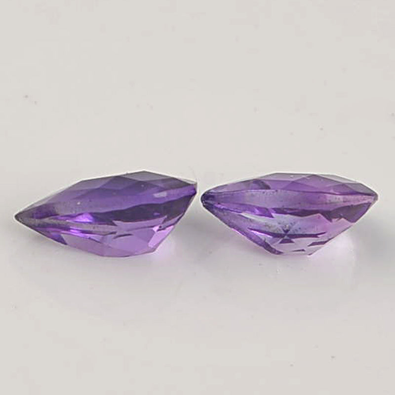 1.40 Carat Purple Color Pear Amethyst Gemstone