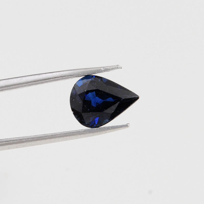 1 pcs Sapphire  - 1.43 ct - Pear - Blue
