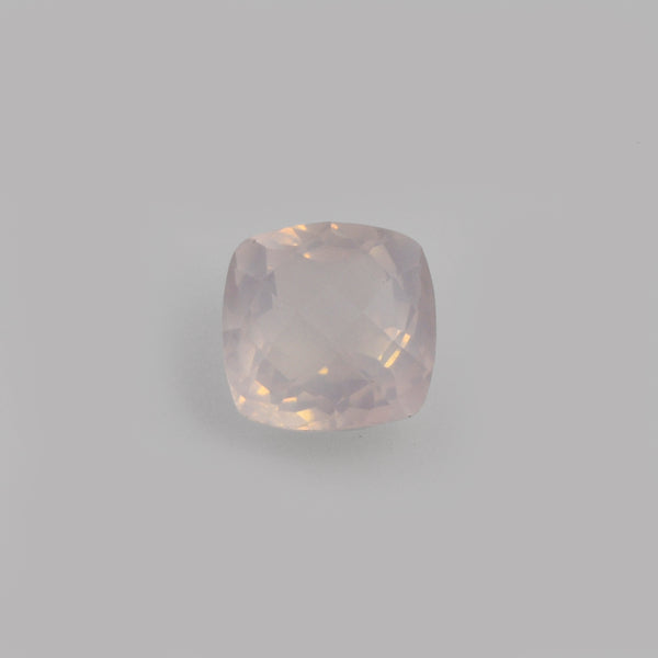 4.65 Carat Pink Color Square Rose Quartz Gemstone