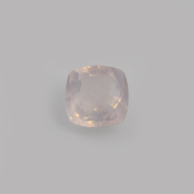 4.65 Carat Pink Color Square Rose Quartz Gemstone