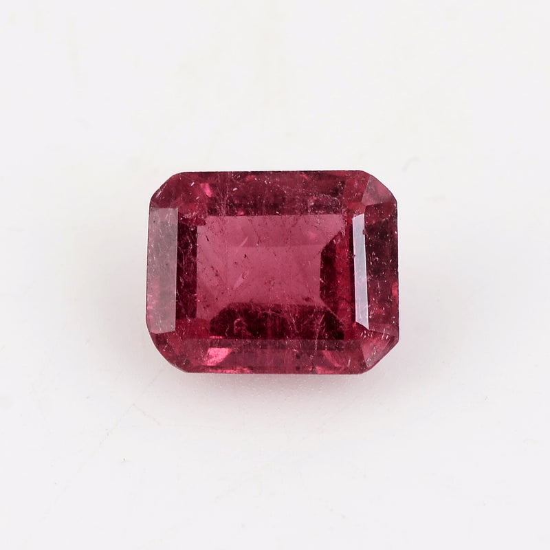 2.66 Carat Pink Color Octagon Tourmaline Gemstone