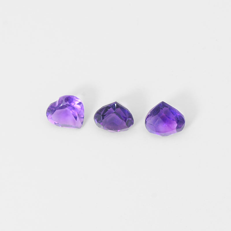 Heart Purple Color Amethyst Gemstone 1.50 Carat