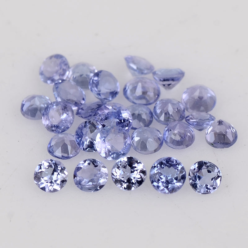 1.17 Carat Blue Color Round Tanzanite Gemstone
