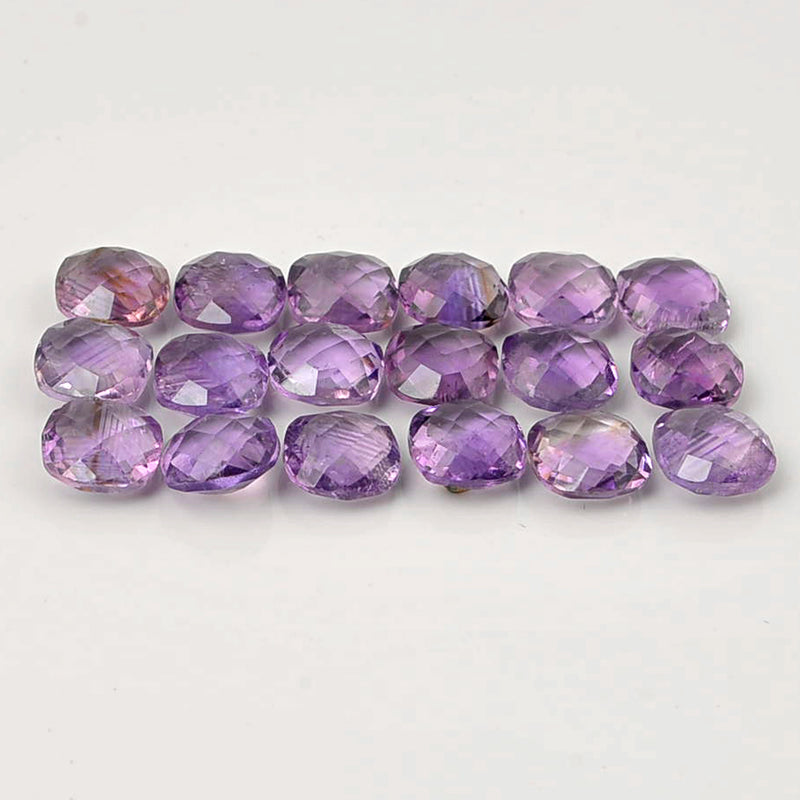 36.00 Carat Purple Color Cushion Amethyst Gemstone