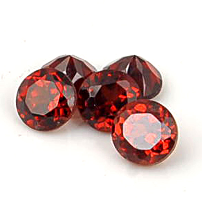 0.92 Carat Red Color Round Garnet Gemstone