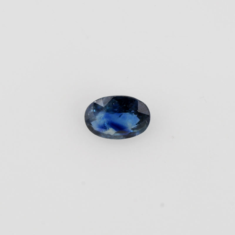 1 pcs Sapphire  - 0.83 ct - Oval - Blue - Transparent