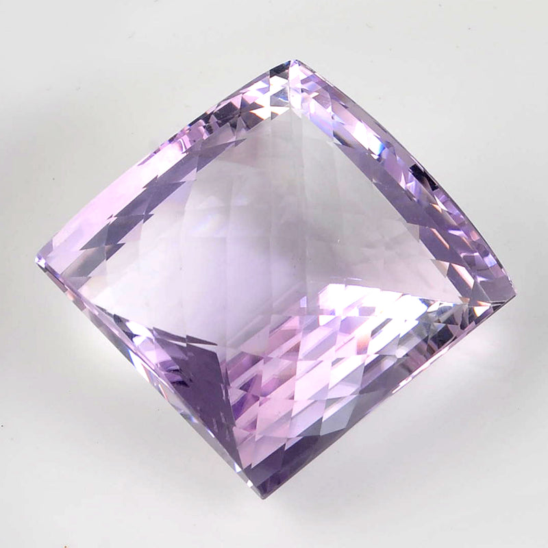 147.27 Carat Rectangular Light Purple Amethyst Gemstone