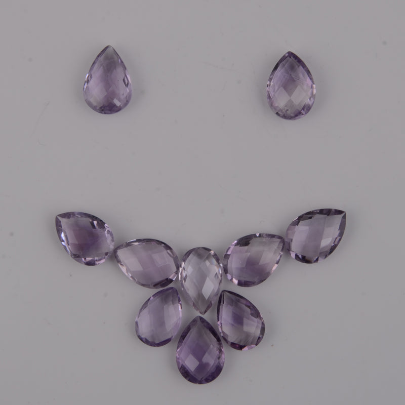 41.17 Carat Pear Purple Amethyst Gemstone