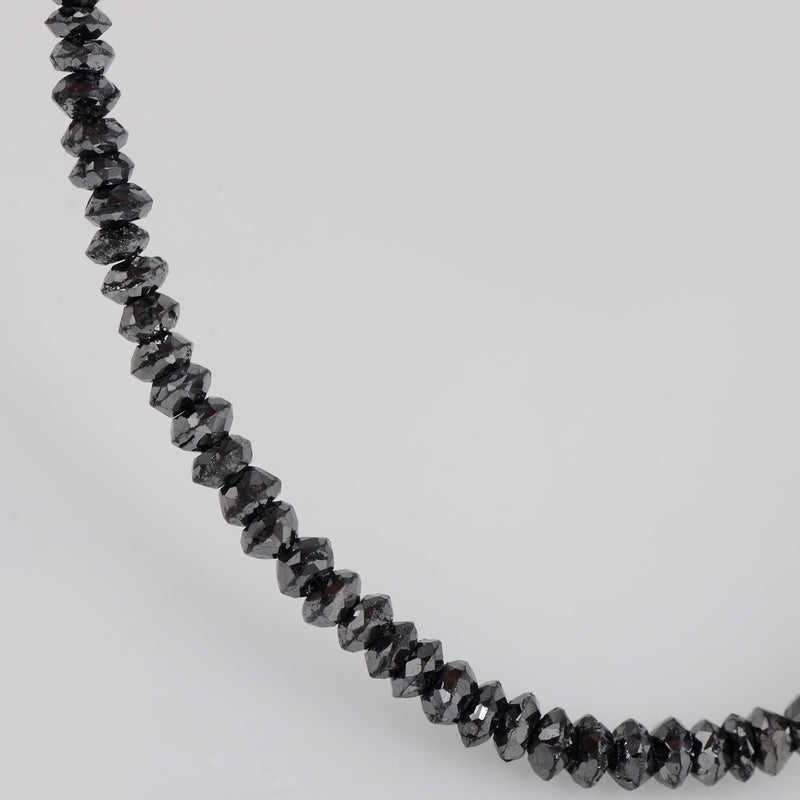 13.03 Carat Normal Bead Fancy Black Diamonds-AIG Certified
