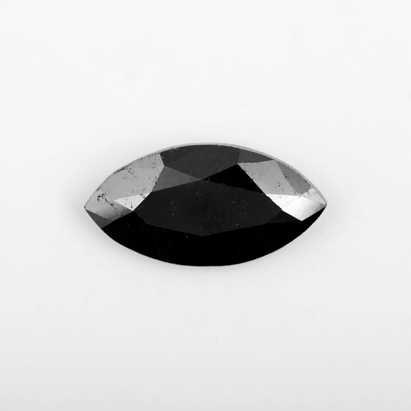 Marquise Fancy Black Color Diamond 17.00 Carat - AIG Certified