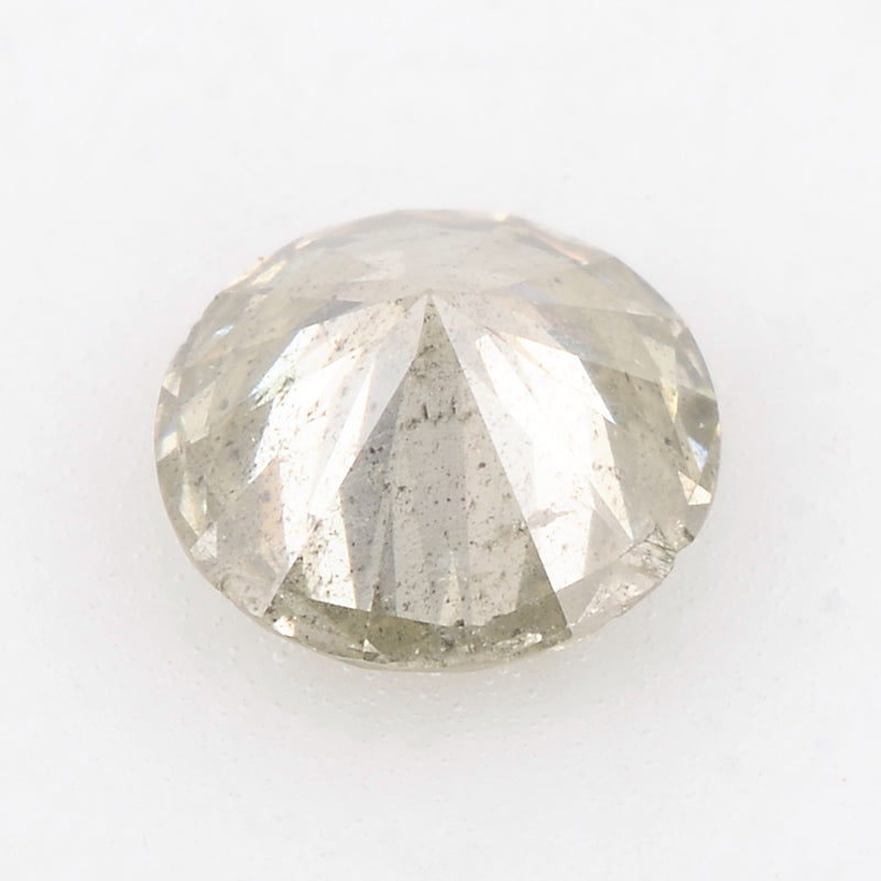 1 pcs Diamond  - 0.58 ct - ROUND - White