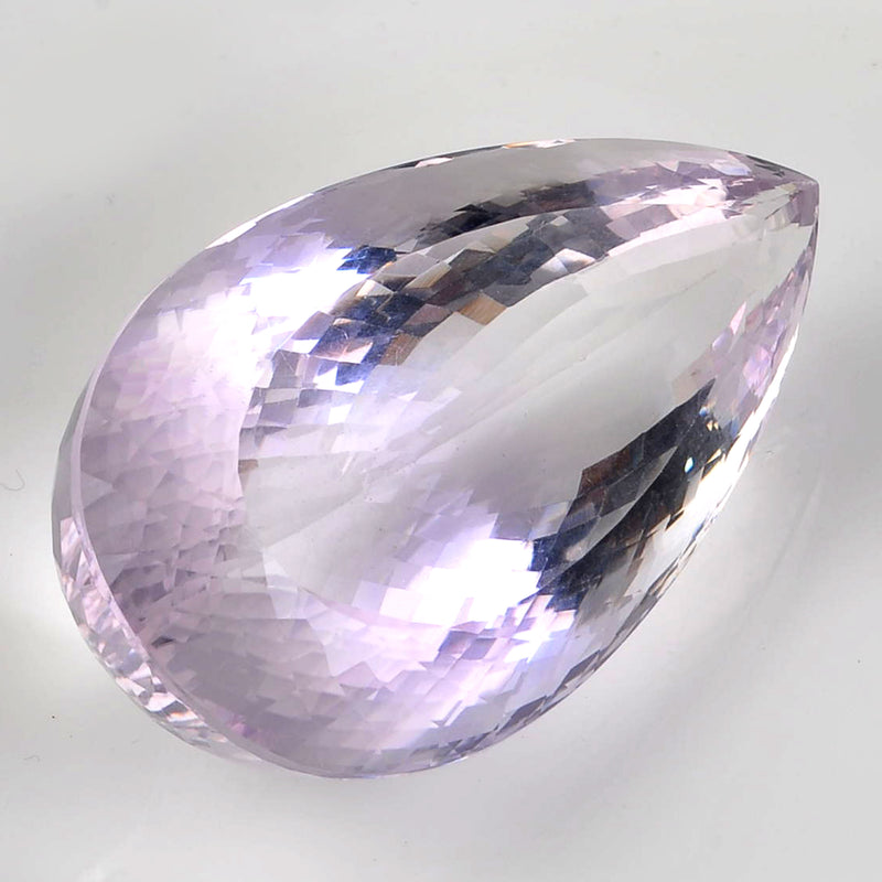 243.12 Carat Pear Light Purple Amethyst Gemstone