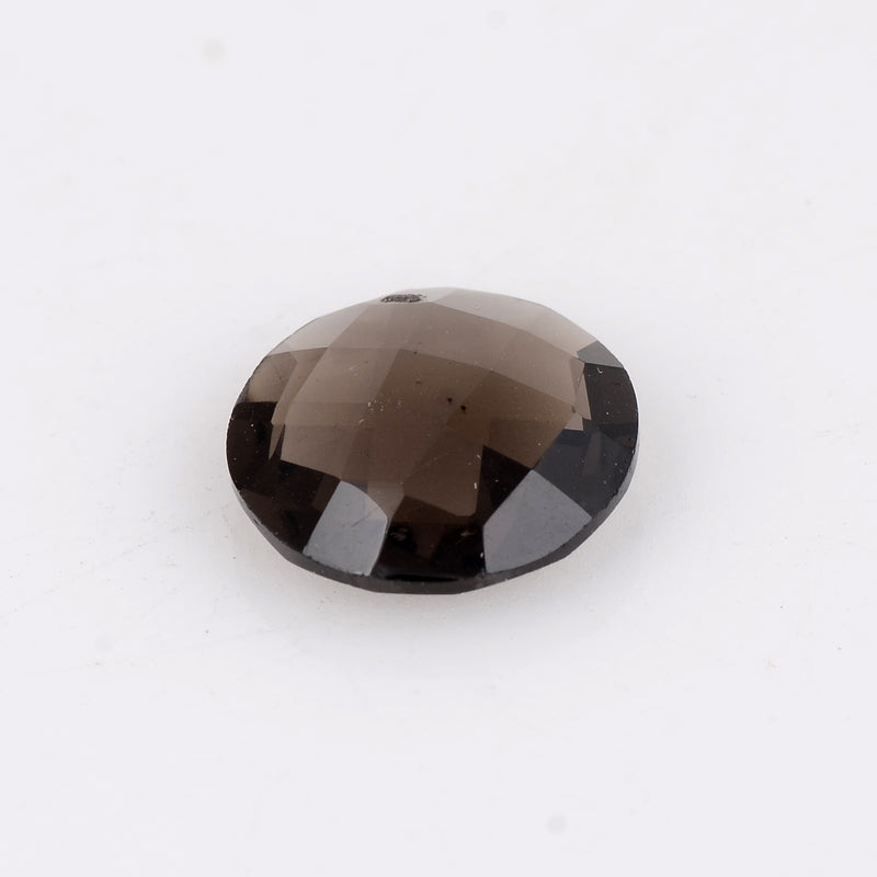 3.90 Carat Brown Color Round Smoky Quartz Gemstone