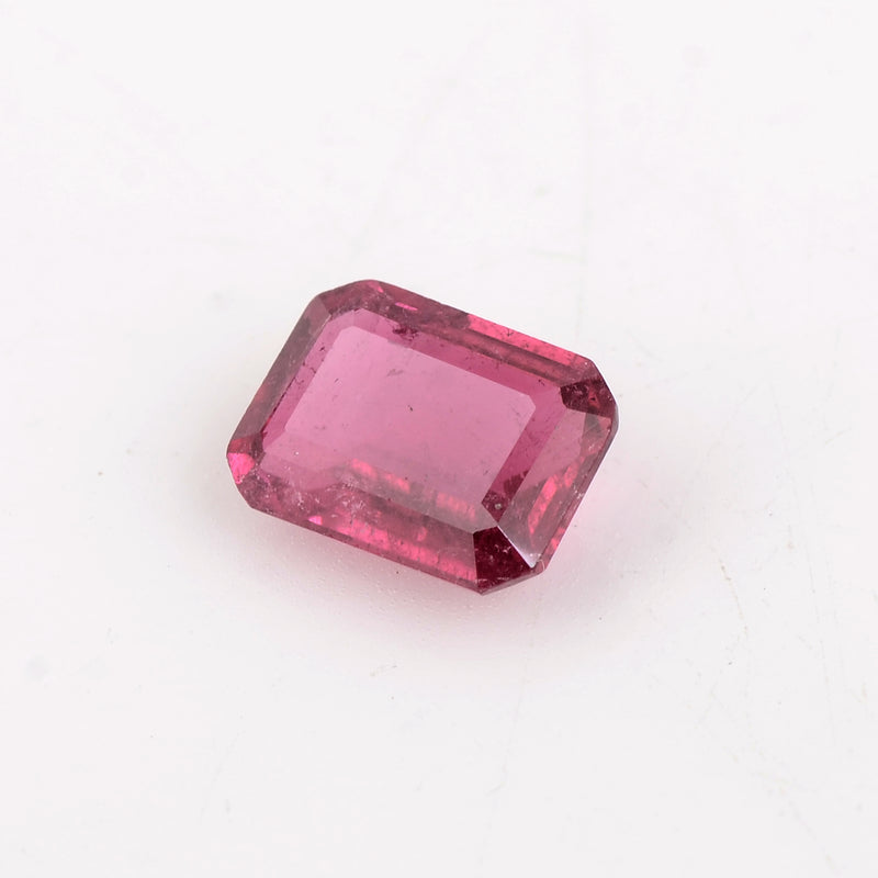 1.88 Carat Pink Color Octagon Tourmaline Gemstone