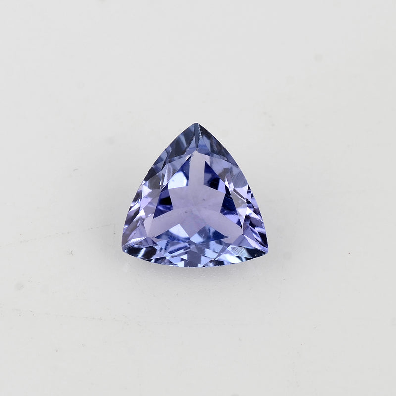 0.93 Carat Bluish Violet Color Triangular Tanzanite Gemstone