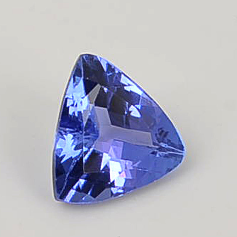 1 pcs Tanzanite  - 0.87 ct - Triangle - Bluish Violet