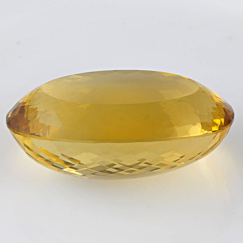 159.9 Carat Oval Yellow Citrine Quartz Gemstone