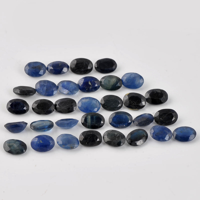 30.70 Carat Blue Color Oval Sapphire Gemstone