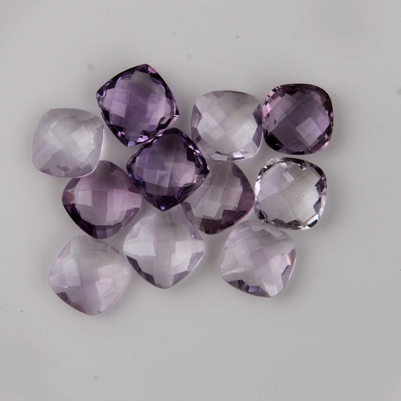 56.04 Carat Cushion Purple Amethyst Gemstone
