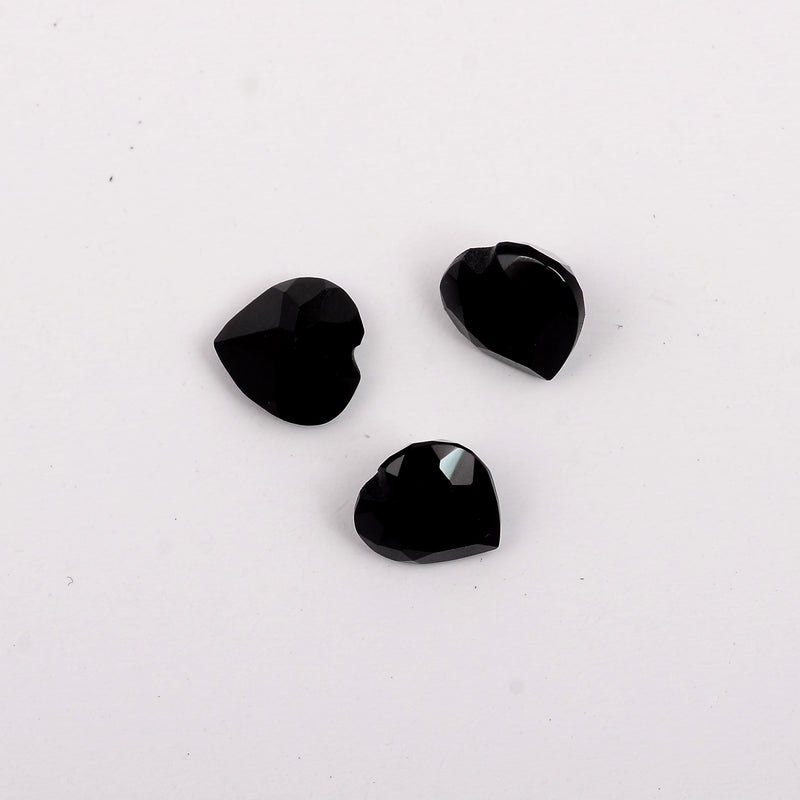 Heart Black Spinel Gemstone 1.95 Carat