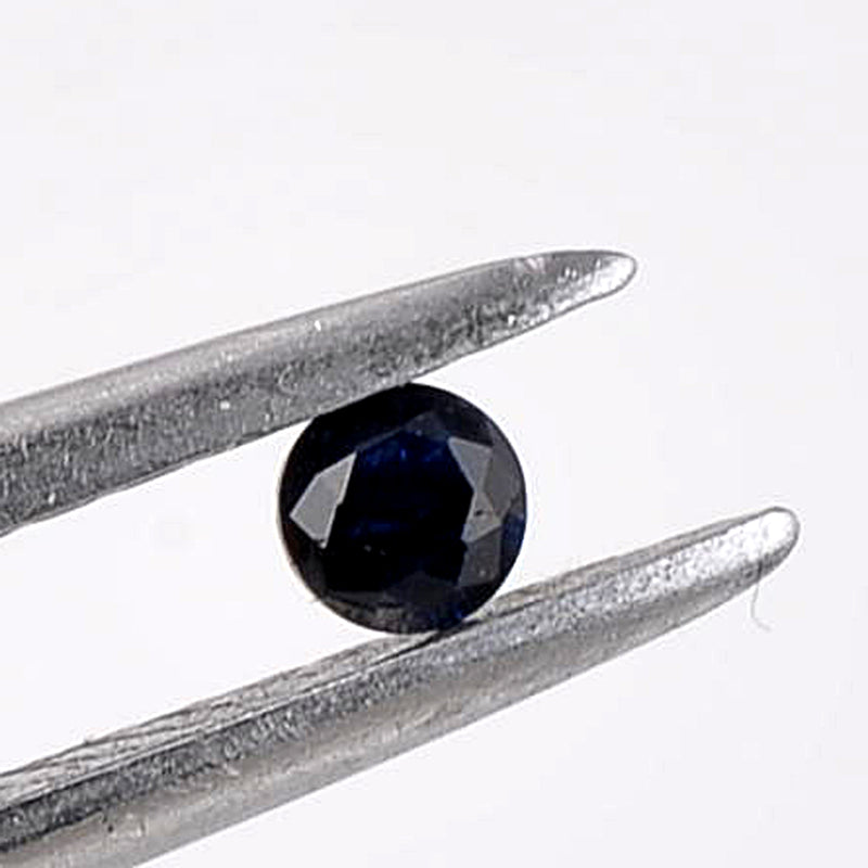 39.20 Carat Blue Color Round Sapphire Gemstone