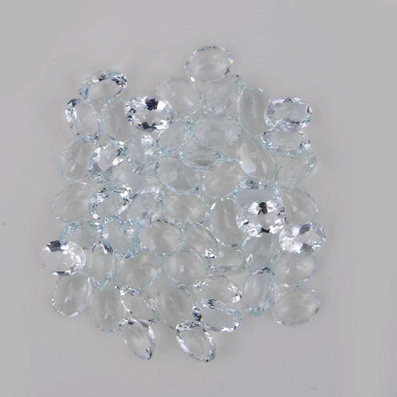 50.2 Carat Oval Blue Aquamarine Gemstone