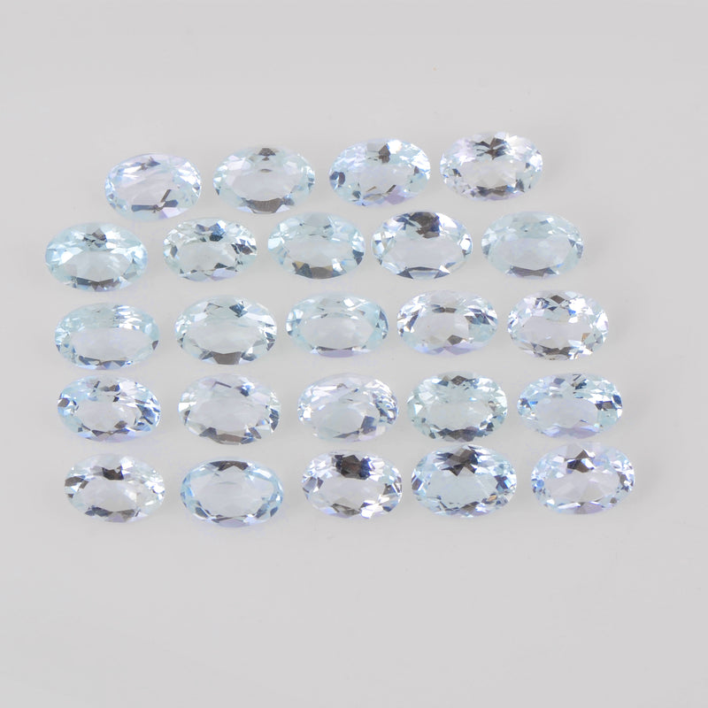 16.6 Carat Oval Blue Aquamarine Gemstone