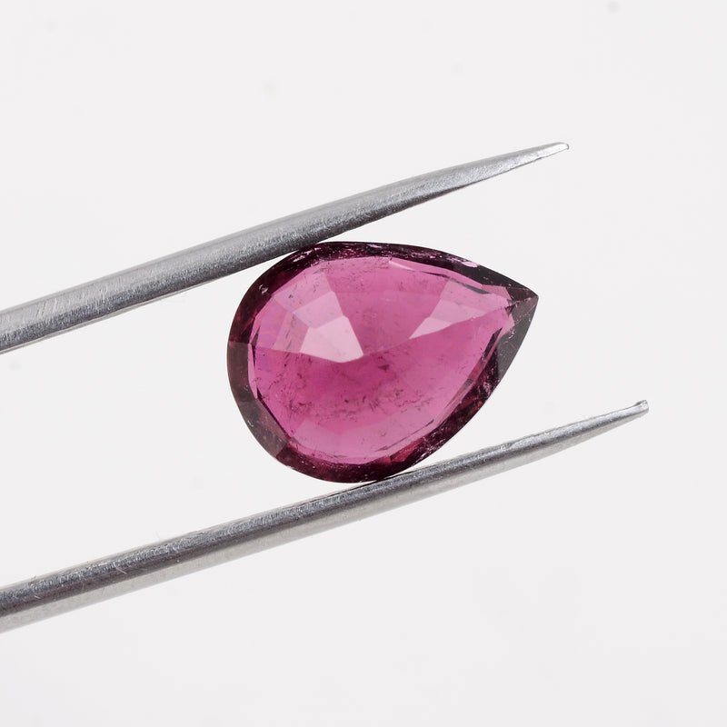 3.63 Carat Pink Color Pear Tourmaline Gemstone