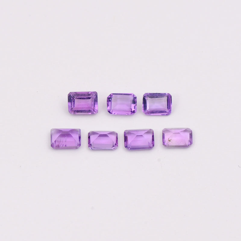 Octagon Purple Color Amethyst Gemstone 1.40 Carat