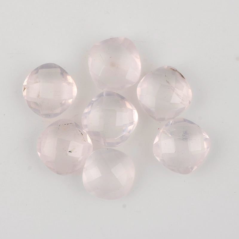 13.30 Carat Pink Color Cushion Rose Quartz Gemstone