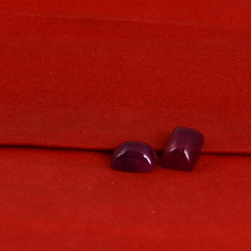 5.95 Carat Red Color Octagon Ruby Gemstone