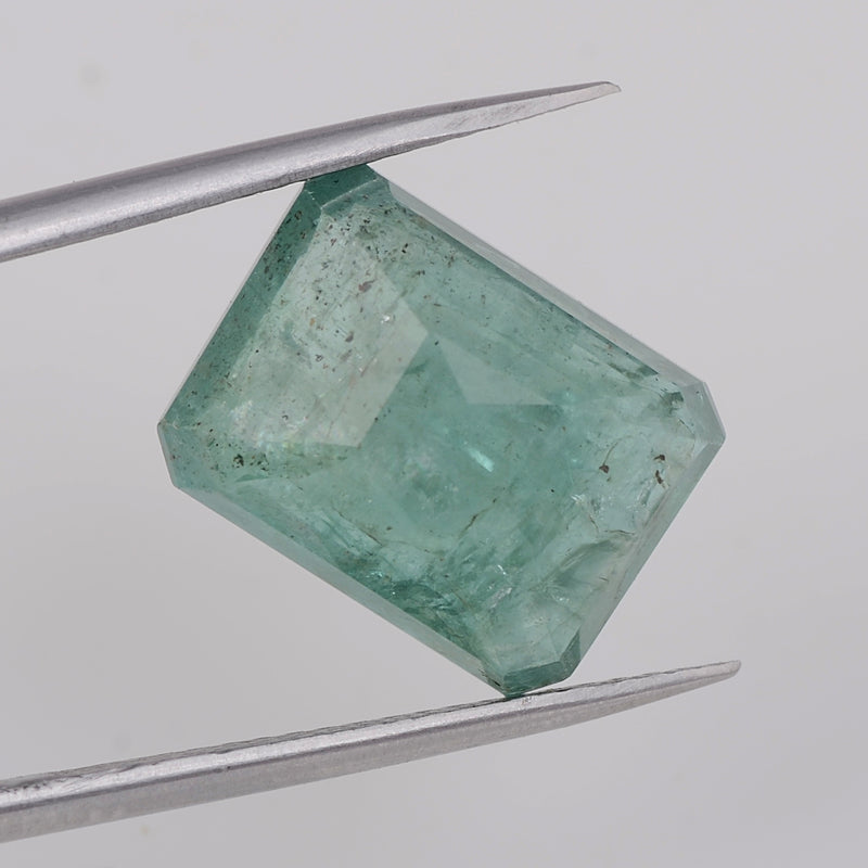 1 pcs Emerald  - 6.03 ct - Octagon - Green