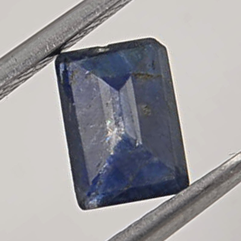 13.70 Carat Blue Color Octagon Sapphire Gemstone