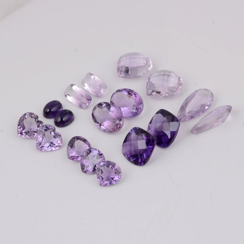 65.1 Carat Pear Purple Amethyst Gemstone