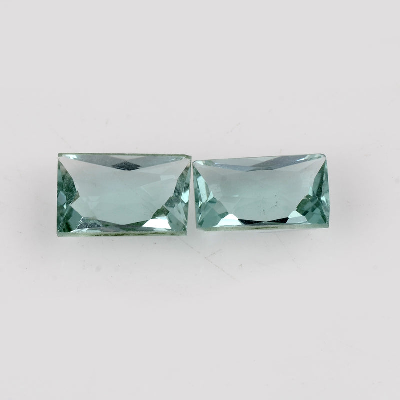 4.48 Carat Greenish Blue Color Octagon Apatite Gemstone