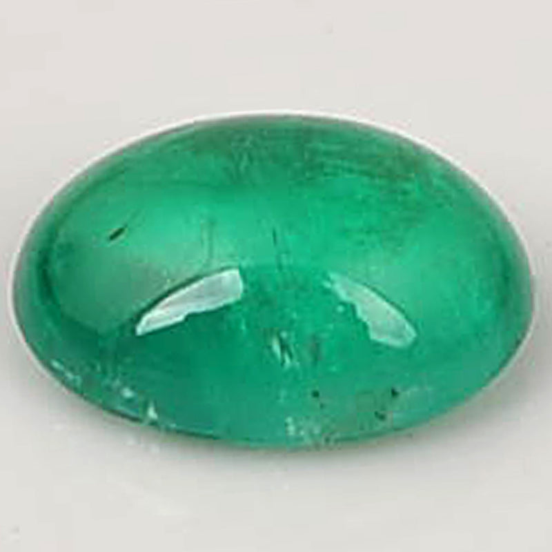 Oval Green Color Emerald Gemstone 1.13 Carat - IGI Certified