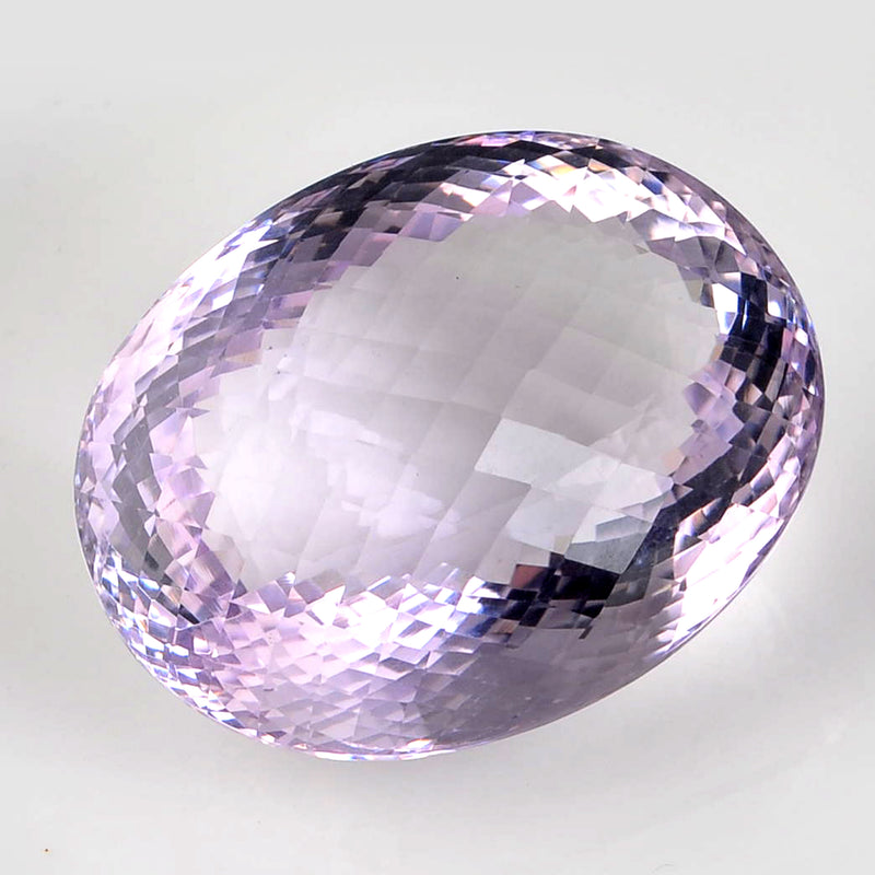 173.16 Carat Oval Light Purple Amethyst Gemstone