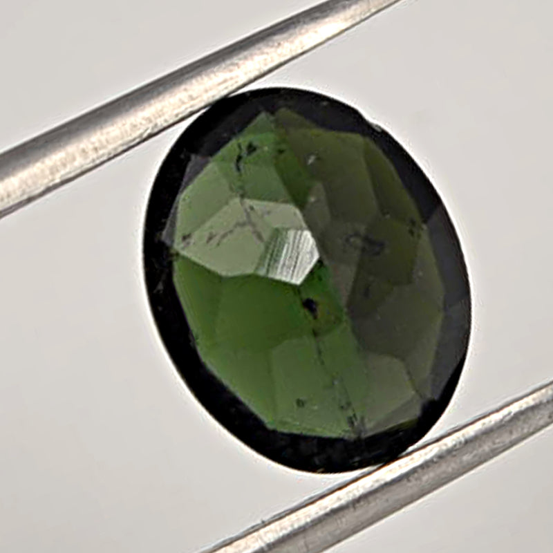 2.36 Carat Green Color Oval Tourmaline Gemstone