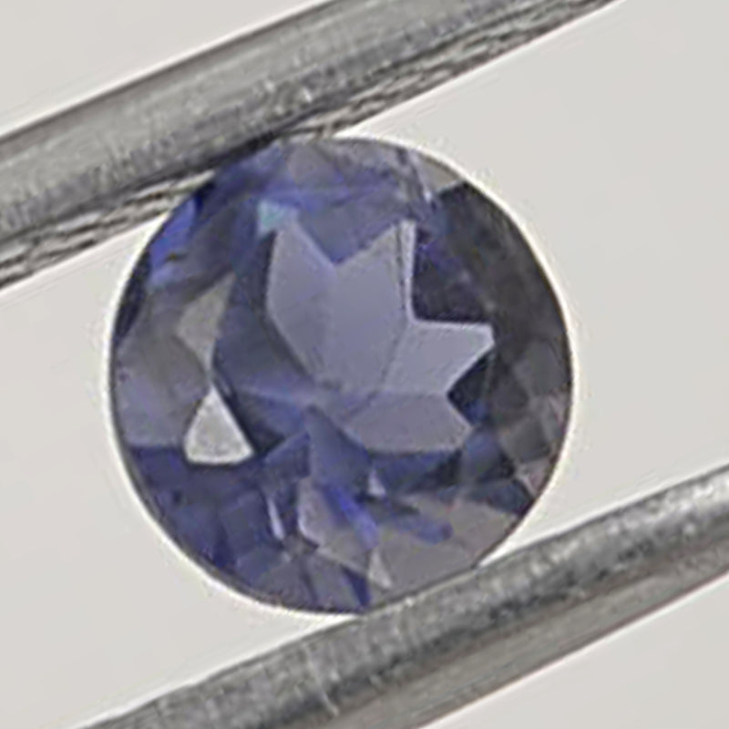 4.35 Carat Blue Color Round Iolite Gemstone