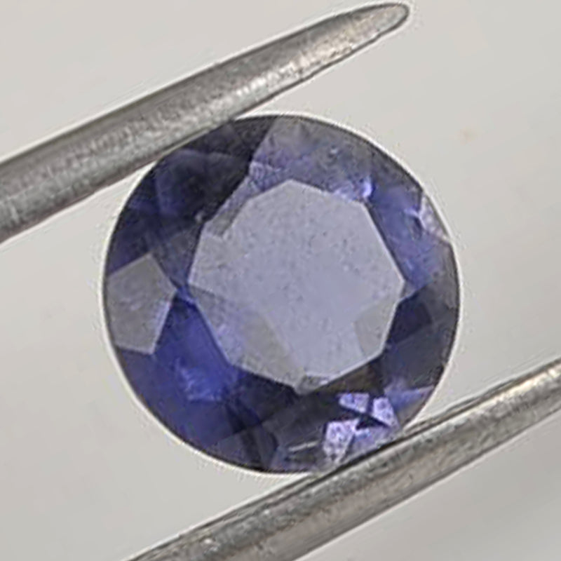 1.52 Carat Blue Color Round Iolite Gemstone