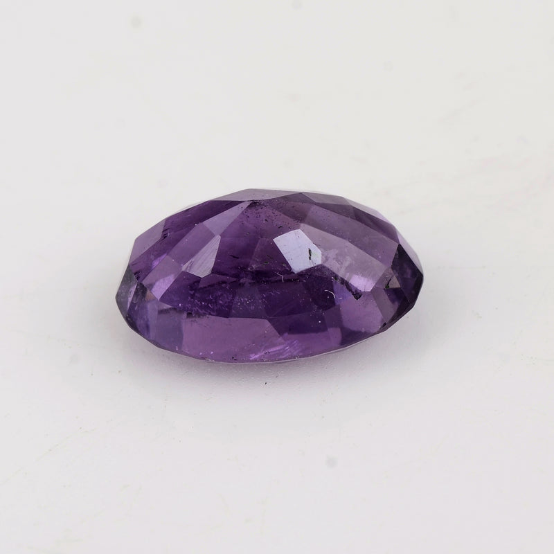6.92 Carat Purple Color Oval Amethyst Gemstone
