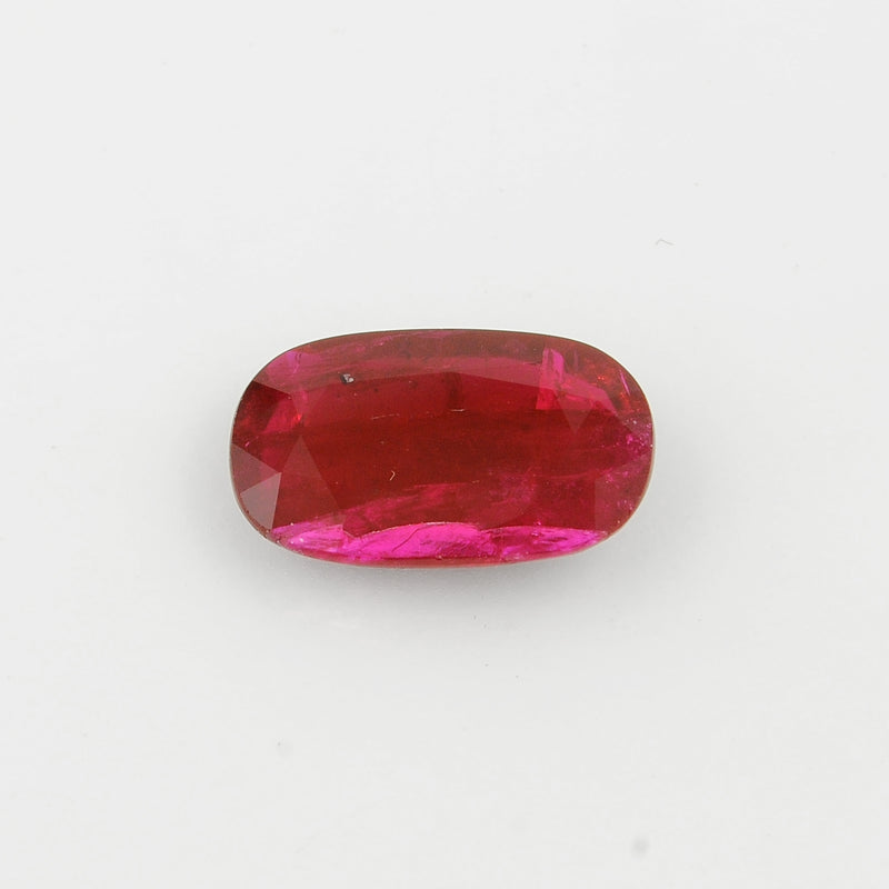 Oval Red Color Ruby Gemstone 9.18 Carat