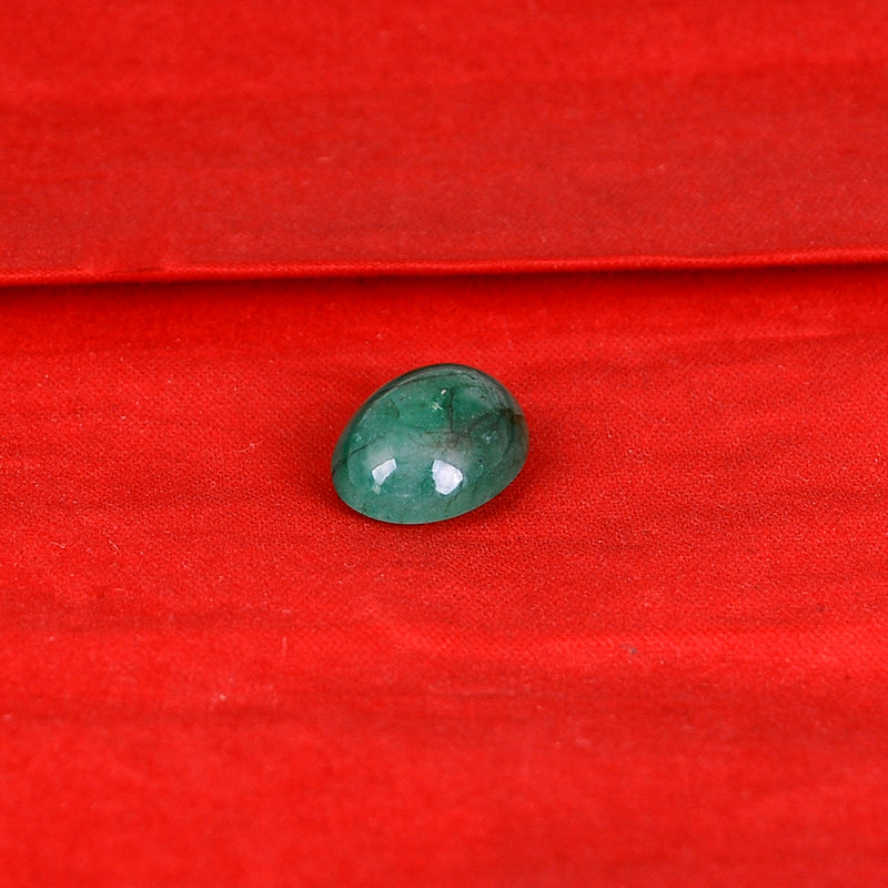 Oval Green Color Emerald Gemstone 2.55 Carat