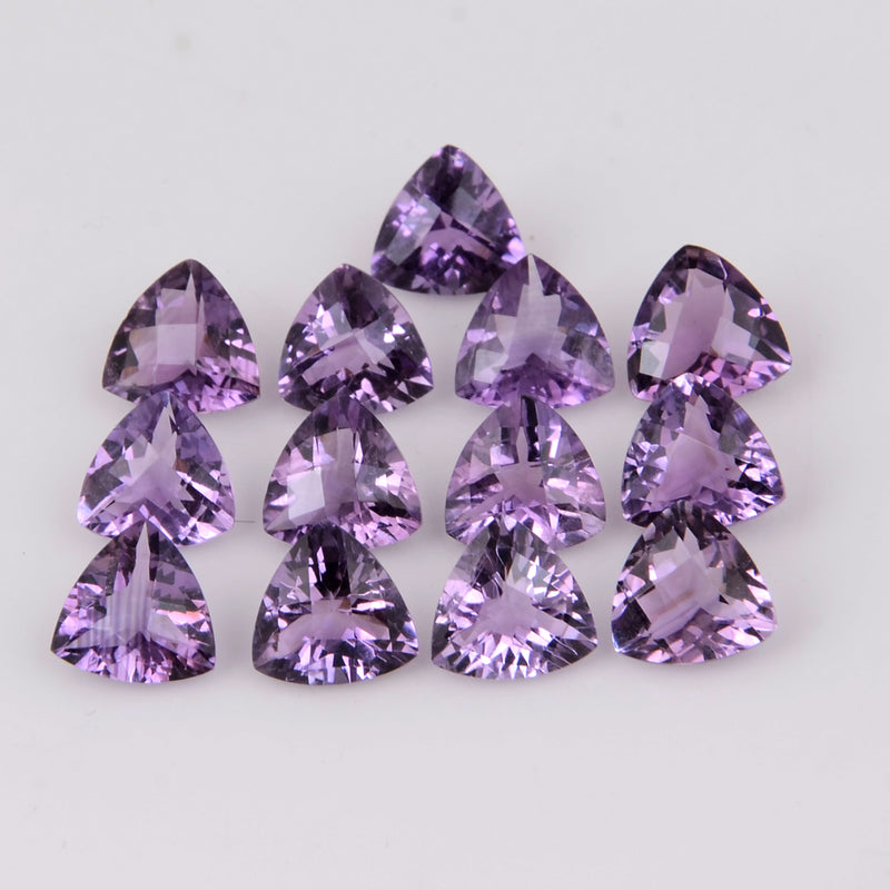 25.96 Carat Trillion Purple Amethyst Gemstone