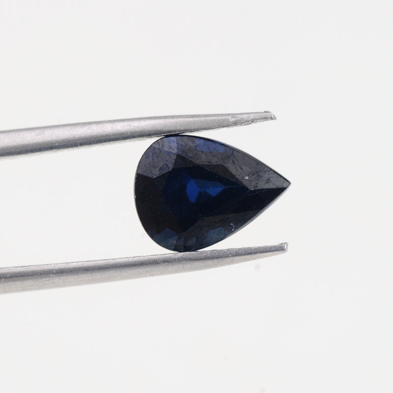 Pear Blue Color Sapphire Gemstone 1.47 Carat
