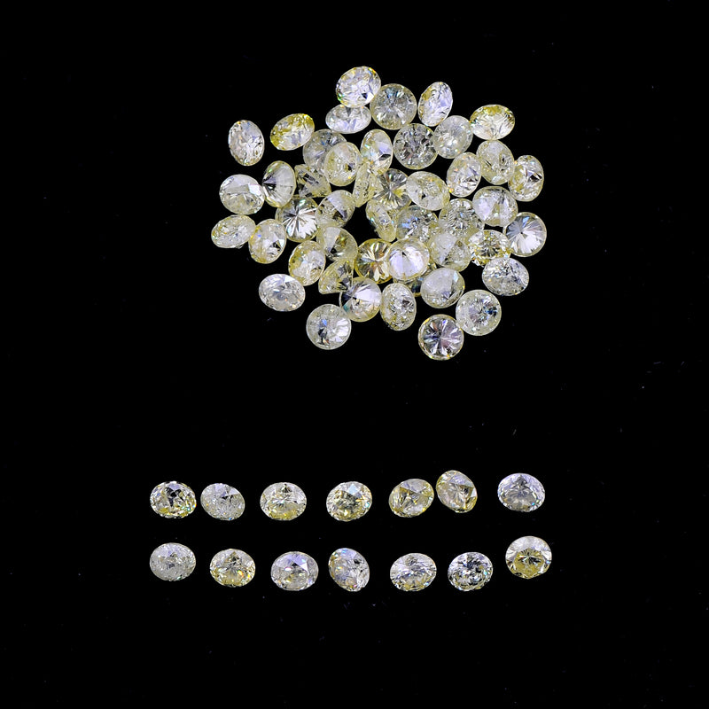 Round Light Yellow to Natural Fancy Yellow Color Diamond 3.38 Carat - AIG Certified